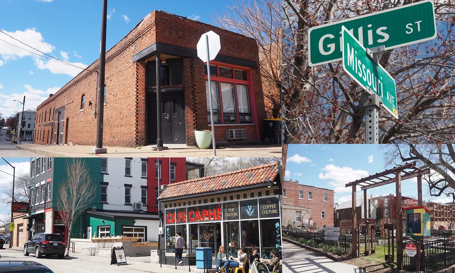Columbus Park location collage